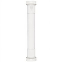 Plumb Pak PP55-2W Slip Joint Extension Tube - White - 1-1/2 x 6 in.