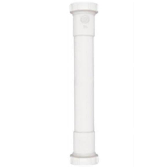 Plumb Pak PP55-2W Slip Joint Extension Tube - White - 1-1/2 x 6 in.