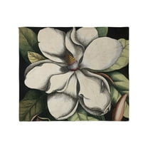 CafePress - Vintage Magnolia Throw Blanket - Soft Fleece Throw Blanket, 50"x60" for All Ages