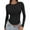 501_Black, variant on T Shirts for Women Round Neck Slim Bottom 2025 Basic Clothing Outdoor Wear Sports Top Long Sleeve Shirts for Women White