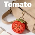 thumbnail image 4 of Cartoon Cute Plush Tomato Stuffed Toy - Soft Plush Vegetable Food Creative Plush Pendant Gift, 4 of 7