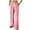 #090-Pink, variant on Roncen Women's Solid Wide Leg Jogger Pants - Sporty Casual Elastic Waist Trousers with Drawstring & Pockets