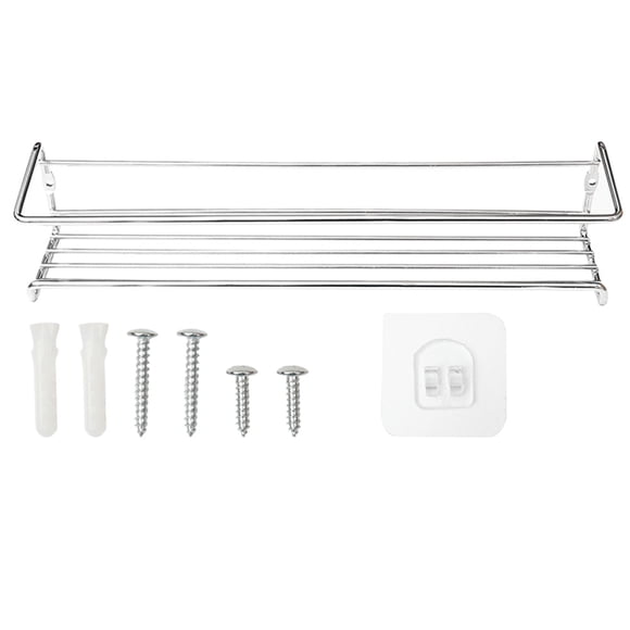 1Pc Wall Mounted Spice Rack Kitchen Organizer Seasoning Storage Shelf Organizer