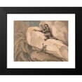 thumbnail image 2 of Samuel Howitt 24x18 Black Modern Framed Museum Art Print Titled - A Monkey and Young (After 1799), 2 of 5