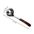 thumbnail image 2 of HEMOTON  Household Oil Filter Scoop That Removes from Soup Cooking Silver, 2 of 8