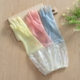 thumbnail image 6 of Non-slip Durable Thick Household Scrubber Cleaning Gloves Kitchen Clean Tool Dishwashing Gloves 1, 6 of 8