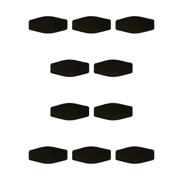 Eigraketly Funda de correa acolchada de buceo, protección Universal para buceo, cinturón cómodo, gafas de natación, banda para la cabeza, Negro 10Conjunto
