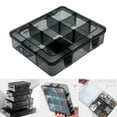 thumbnail image 4 of Caja de almacenamiento de plástico Macarena organizador de joyas 9 rejils L, 4 of 8