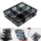 thumbnail image 4 of Caja de almacenamiento de plástico Macarena organizador de joyas 9 rejils L, 4 of 8