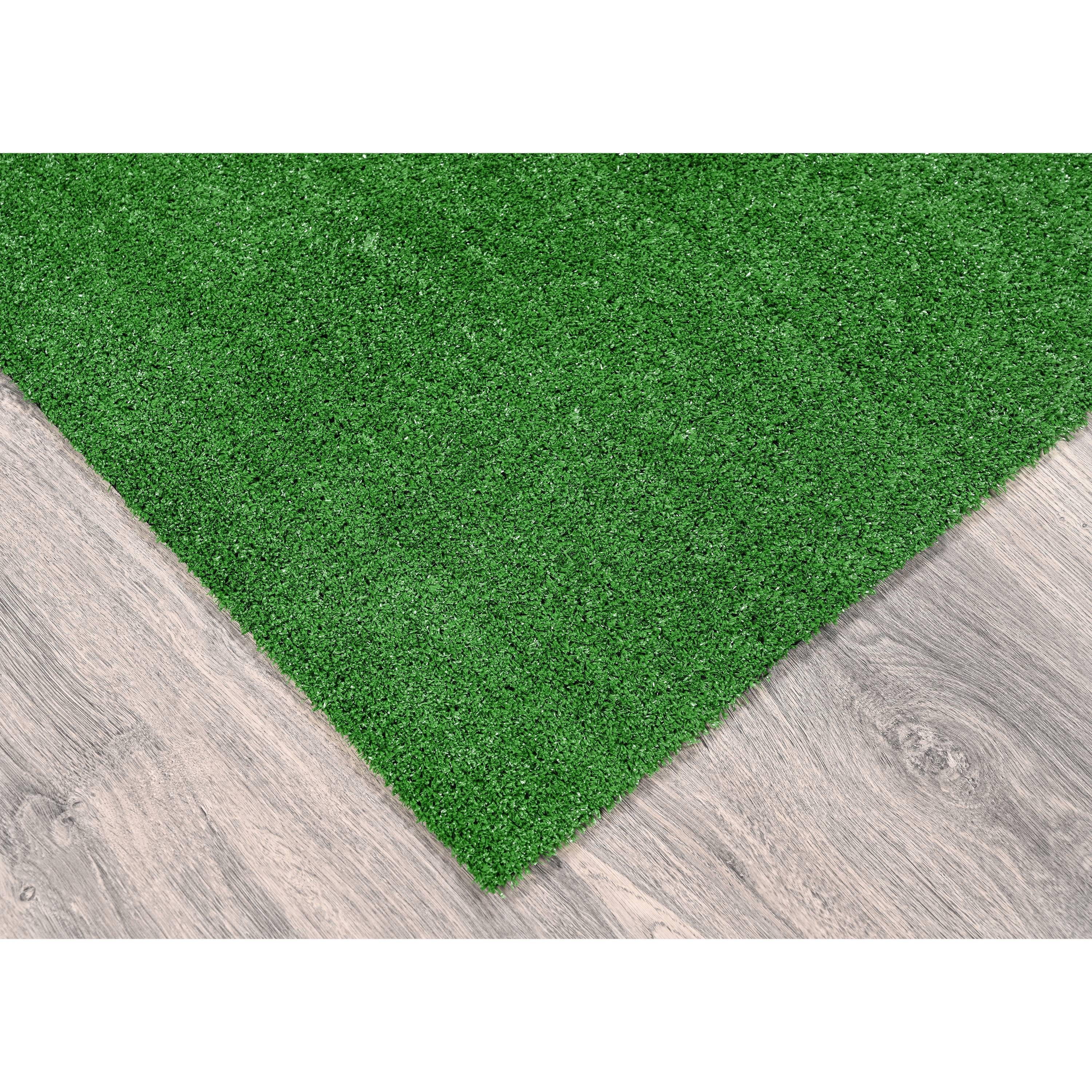 Garland Rug Artificial Grass 4 ft. x 6 ft. Indoor/Outdoor Area Rug Green - image 4 of 6