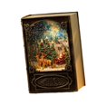 thumbnail image 2 of Almencla Christmas Light Music Box Children Birthday Gift Mini Book Creative Christmas Lantern Gift Glittering Lantern for Home Indoor Santa Claus, 2 of 8