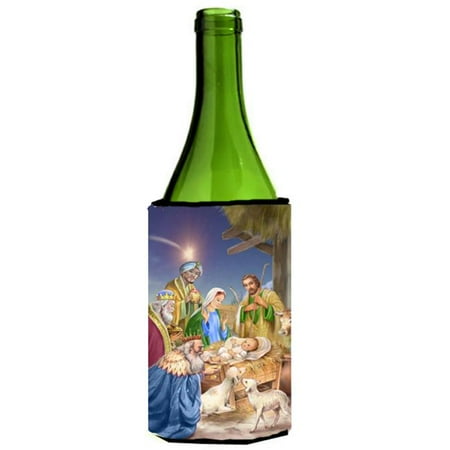 

Christmas Nativity with Wise Men Wine Bottle Can cooler Hugger