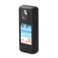 thumbnail image 2 of Cubierta protectora suave impermeable para cámara de acción panorámica para Insta360 X3 Black, 2 of 5