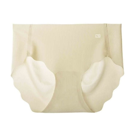 Summer Savings  Breathable Soft Stretch Panties  Belly Briefs  Comfortable Seamless  for Women  Daily Wear  Supportive  Cotton Blend  Womens Shirts Plus Size | Beige XL  Sopatenor