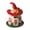 Red, variant on Ceramic Witch House Halloween Night Light Decorations, Lighted Mini Magical House Statue with Witch's Hat for Table Mantle Home Bedside Holiday Party Decor