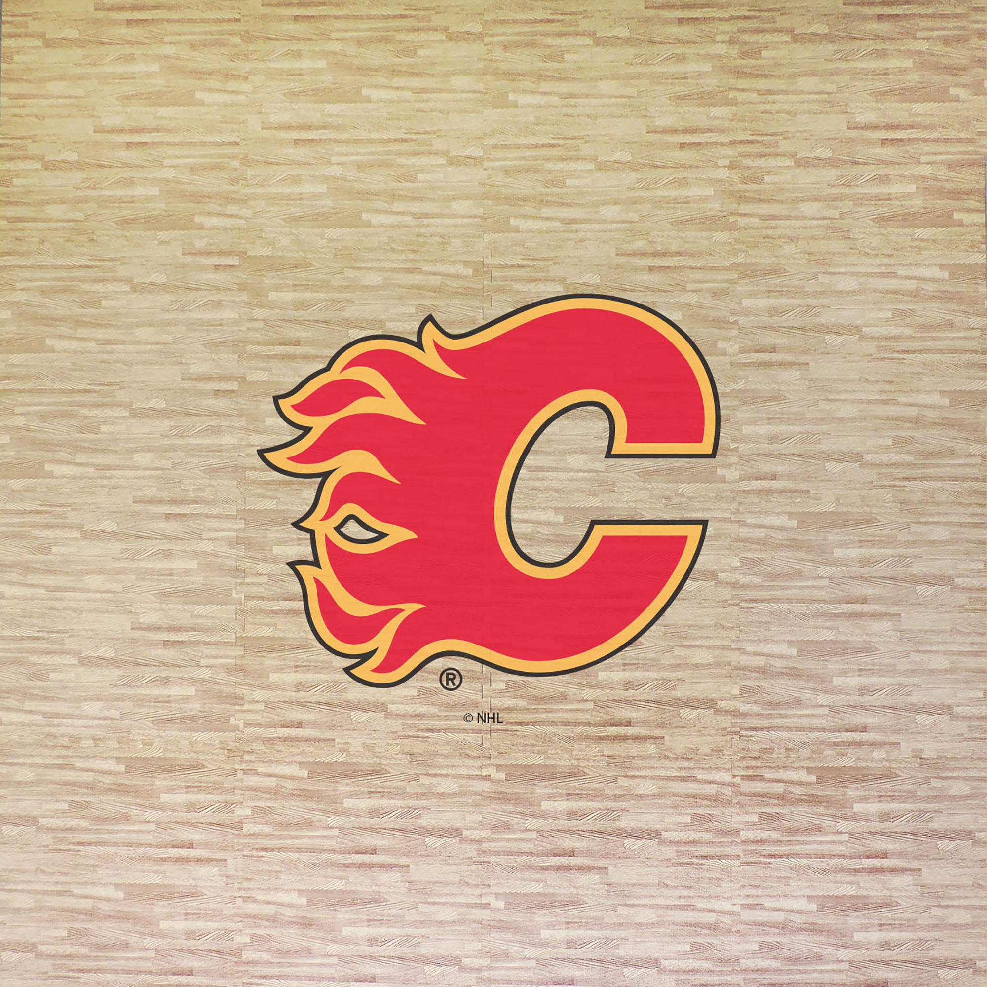 NHL Calgary Flames Portable Foam Puzzle Tailgate Floor Mat Walmart