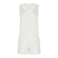 thumbnail image 4 of Girls Rompers 10-12 Pants Jumpsuit Dressy Sleeveless Summer Jumpers Cute Spaghetti Strap Romoers with Pockets Toddler Girl Clothes Payment Methods On My Account Account Purchase History, 4 of 7