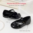 thumbnail image 4 of DREAM PAIRS Adorable Mary Jane Side Bow Ballerina Flat (Toddler/Little Girl), 4 of 5