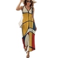 thumbnail image 2 of Mondrian Inspired（11） Sleeveless Dress Dresses Women Summer Evening Dresses Ladies Bohemia Long Dresses, 2 of 9
