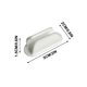 thumbnail image 3 of Porta Lápiz Labial para Automóvil, Organizador de Lápiz Labial de Gel de Silicona, Soporte para Bálsamo con Adhesivo, 5x2.2x2cm, Ligero, Portátil para Consola de Coche, Blanco, 3 of 5