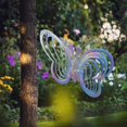 thumbnail image 4 of Metal 3D Butterfly Wind Spinner Hanging Wind Chime Outdoor Home Garden Decor, 4 of 6