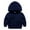 Dark Blue, variant on Ulanda Baby Toddler Kid Boy Girl Solid Casual Pocket Hoodie Sweatershirt Pullover (Green, 12-18 Months)
