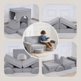 thumbnail image 4 of Sofá Modular Lúdico Para Niños Alva Relan Gris, 4 of 12