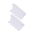 thumbnail image 2 of Unique Bargains Ladies Low Cut Stretch Cuffs Ankle High Socks 10 Pairs, 2 of 6