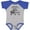 Baseball Heather and Royal, variant on Inktastic So I'm Little, but I'm Gonna Be a Big Cousin Boys or Girls Baby Bodysuit