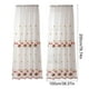 thumbnail image 3 of Herunwer Embroidered Sheer Christmas Window Curtains for Living Room- Xmas Tree Santa Patterned Drapes for Winter Holiday Bedroom Dining Room Decor, 3 of 6