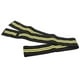 thumbnail image 4 of Rodillera elástica para Fitness, correas para gimnasio, levantamiento de pesas, deportes al aire libre (negro y amarillo), 4 of 13
