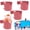 Pink, variant on Poolside Cup Holders No Spills Pool Cup Holders Plastic Swimming Pool Drink Holder Suit for Above Ground Swimming Pool Side for 2 Inch Or Thinner Round Bar Top Rails