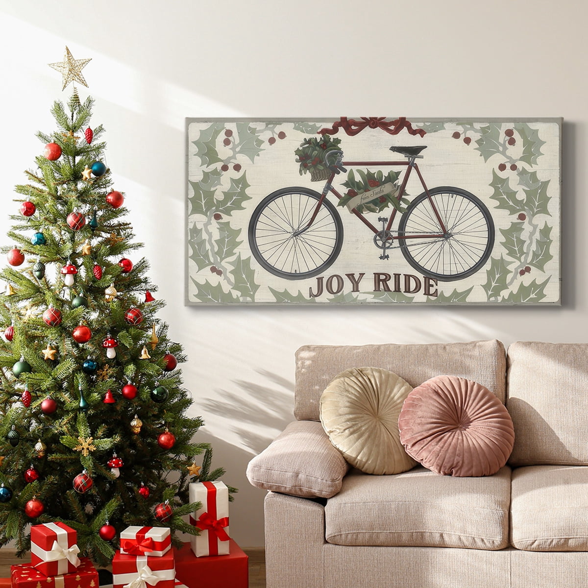 Joyride Santa Collection C- Gallery Wrapped Canvas