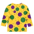 thumbnail image 4 of COM1950s Chemises pour Filles, Enfants Mode Carnaval Femme Col Rond T-Shirt Imprimé Manches 3/4 Blouse, 4 of 9