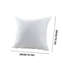Honeeladyy 20x20 Throw Pillow Insert (White) Bed and Couch Pillows Stuffer, Super Fluffy Soft Decorative Home Indoor Outdoor Sofa Pillow Filler for Couch, Bed, Living Room, Garden, Balcony