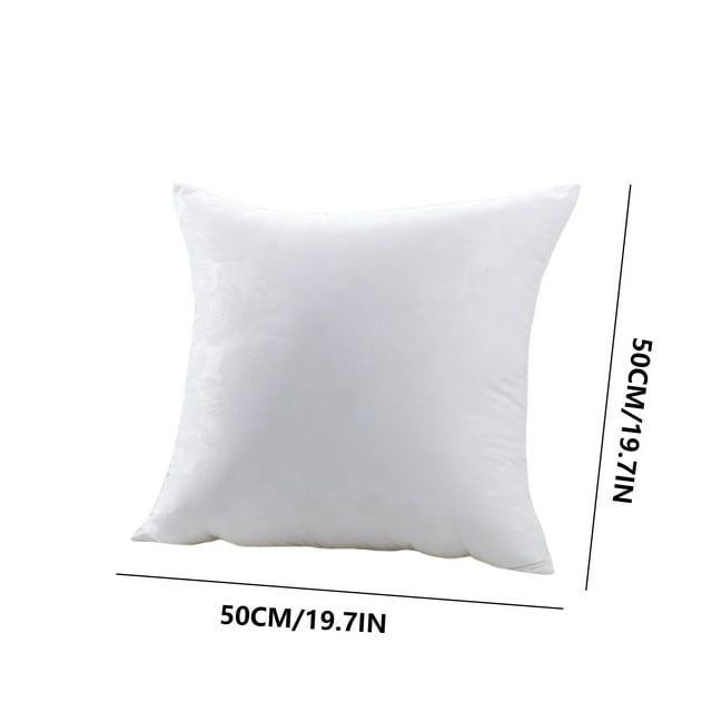 Pillow Core Inner Lining Sofa Cushion with Birds, Flowers, Leaves Print for Home, Office, Car, Decorative Use – 1 Piece