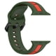 thumbnail image 5 of Correa de silicona para Apple Watch (42 mm/44 mm/45 mm/49 mm militar verde rojo), 5 of 9
