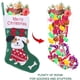 thumbnail image 4 of Calcetín de Navidad - Calcetín de Navidad de gato lindo no tejido rojo para la familia, niños, decoraciones para árboles de Navidad (perro) oso de fresa Electrónica, 4 of 5
