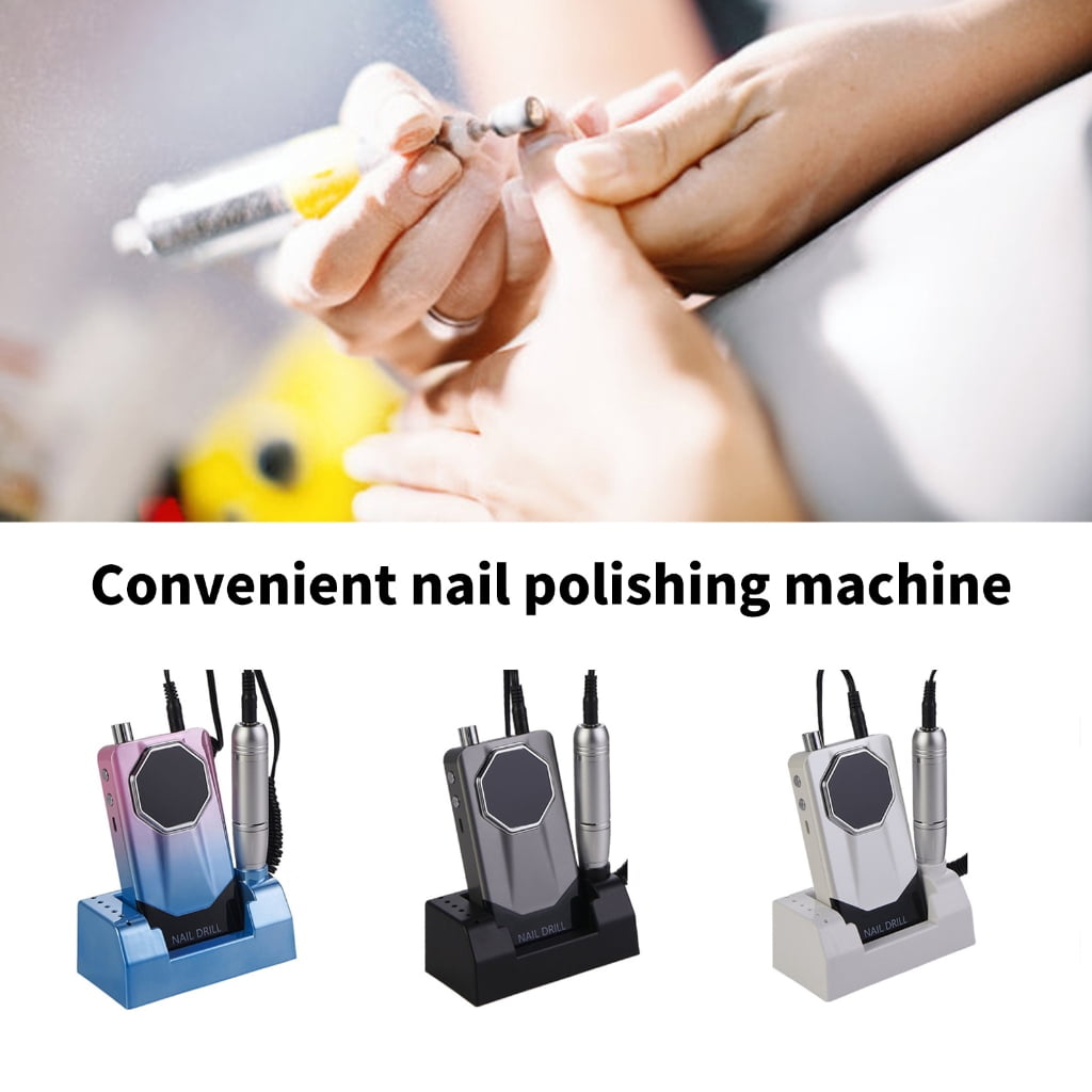 Portable Electric Nail File 45000RPM Cordless Nail Drill Machine Compact For Acrylic Nail Shaping Buffing Polishing