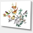 thumbnail image 2 of Designart Tropical Flowers and Birds - Birds Canvas Art Print, 2 of 3