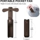 thumbnail image 2 of 2026 Handheld Fan, 3 IN 1 Mini Hand Fan, Portable USB Rechargeable Small Pocket Fan, 2 of 5
