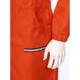 thumbnail image 4 of HULIJA Mens Reflective Stripes Coveralls Long Sleeve Zip Up Jumpsuits Work Overalls with Pockets Orange 180/XXL, 4 of 7