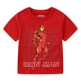 thumbnail image 2 of Marvel Avengers Iron Man Short Sleeve T-Shirt (Boys), 2 Pack, Sizes 3T-8, 2 of 7
