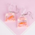 thumbnail image 4 of tasrioml Funny Goldfish Water Bag Shape Dangle Hook Earrings Charm Women Jewelry Gift, 4 of 7