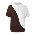 thumbnail image 7 of Outfmvch Womens Golf Shirt Casual Vacation Outfits Women's Golf Clothing Polo Shirt Shirts Women Women Shirt Sports Shirts for Women Coffee L, 7 of 7