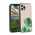 thumbnail image 1 of Compatible with iPhone 12 Pro Phone Case, Tropical-Leaves-8 Case Men Women, Flexible Silicone Shockproof Case for iPhone 12 Pro, 1 of 1