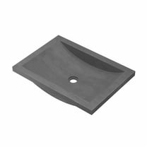 Native Trails Nsl2014 Nativestone 20-3/4" Rectangular Concrete Undermount Bathroom Sink -