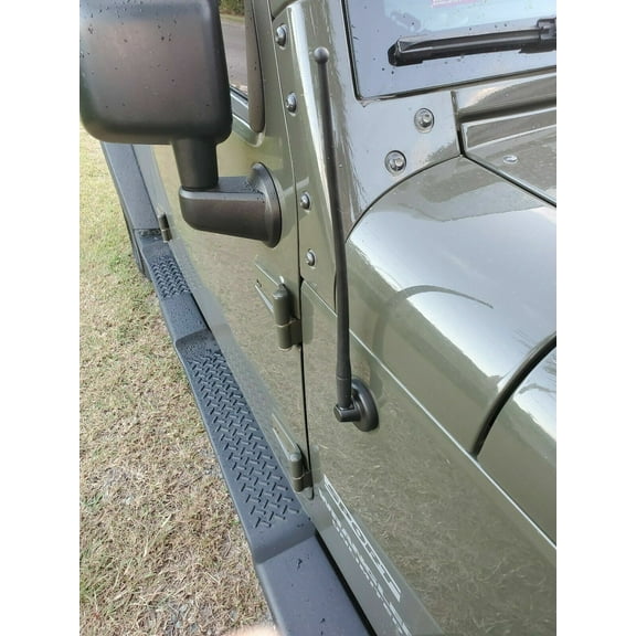 13" inch Rubber Black Antenna Mast for JEEP WRANGLER JK/JL 2007-2023 GLADIATOR 2020-2023