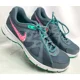 thumbnail image 2 of Nike Revolution 2 Women's Size 8 Running Lace Up Shoe Grey w/ Pink / Teal, 2 of 6