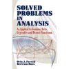 Dover Books on Mathematics: Solved Problems in Analysis : As Applied to Gamma, Beta, Legendre and Bessel Functions (Paperback)